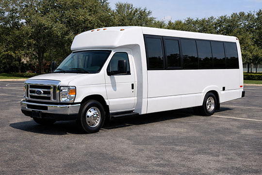 18-passenger minibus available for charter in Loxahatchee, FL