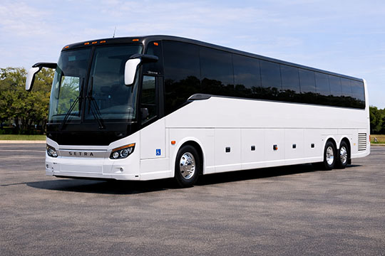 56-passenger charter bus rental Loxahatchee TX